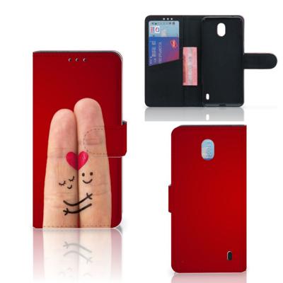 Nokia 1 Plus | Wallet Case | met Pasjes | Liefde - Origineel Romantisch Cadeau