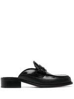 MISBHV Brutalist slip-on leather loafers - Noir