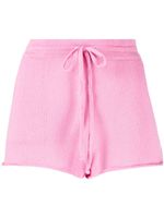 Teddy Cashmere short en cachemire Portofino à lien de resserrage - Rose