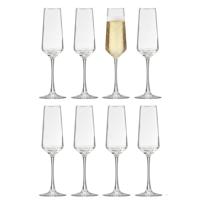 Vivalto Champagneglazen Luxe - 8x stuks - prosecco / *cava glazen - 220 ml