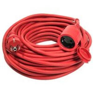Schwabe Verlengkabel Rubber H05RR-F 3x1,5 rood IP44 15m