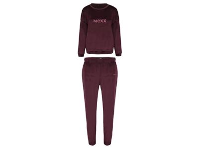 MEXX Dames fleece pyjama (Rood, L)