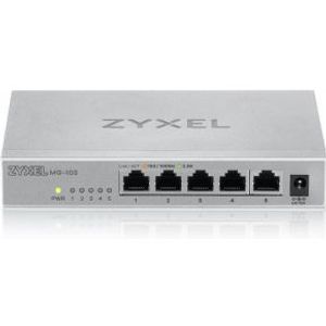 Zyxel MG-105 Unmanaged 2.5G Ethernet (100/1000/2500) Staal