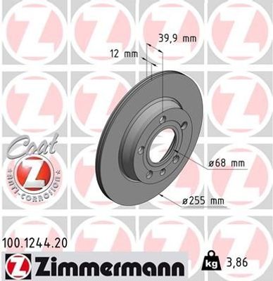 Remschijf Coat Z 100124420