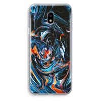 Black Unicorn: Samsung Galaxy J3 (2017) Transparant Hoesje