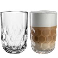 Leonardo Gocce Latte macchiato glazen 380ml 2stuks
