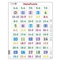 Selecta Larsen memopuzzel - aftrekken met getallen van 0-20, 40st.