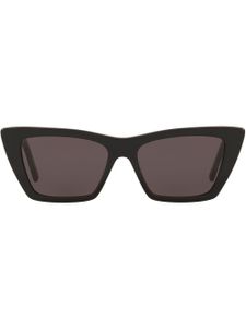 Saint Laurent Eyewear lunettes de soleil à monture papillon - Noir