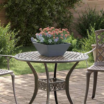 Plastic Plantenbak 5 pcs Antraciet 35 x 35 x 15 cm Staal