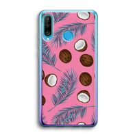 Kokosnoot roze: Huawei P30 Lite Transparant Hoesje