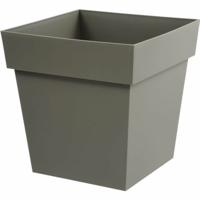 Bloempot EDA Tuscan Taupe Polypropyleen Vierkant 39 x 39 x 39 cm