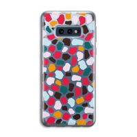 Colored Giraffe: Samsung Galaxy S10e Transparant Hoesje