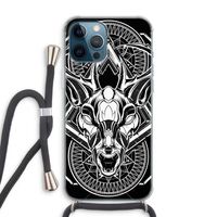 Oh Deer: iPhone 12 Pro Max Transparant Hoesje met koord