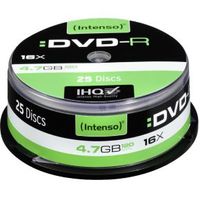 1x25 Intenso DVD-R 4.7GB 16x Speed. Cakebox