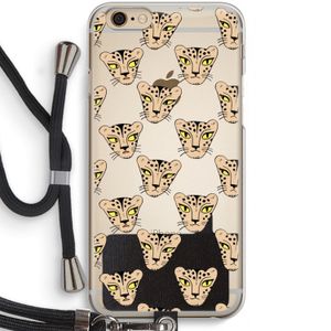 Tijger: iPhone 6 / 6S Transparant Hoesje met koord
