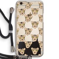 Tijger: iPhone 6 / 6S Transparant Hoesje met koord
