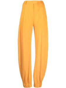 The Attico pantalon à taille haute - Orange