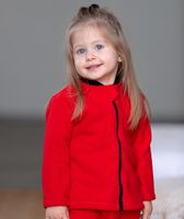 Polar Fleece Jacket Red - thumbnail