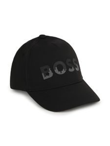 BOSS Kidswear casquette à logo en caoutchouc - Noir