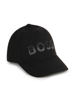 BOSS Kidswear casquette à logo en caoutchouc - Noir - thumbnail