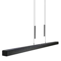 Herzblut Hanglamp Leonora Dim 160 cm zwart hout - thumbnail
