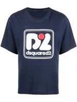 DSQUARED2 t-shirt à logo imprimé - Bleu