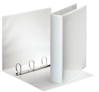 Esselte personaliseerbare ringmap, rug van 6,2 cm, 4 D-ringen van 40 mm, wit