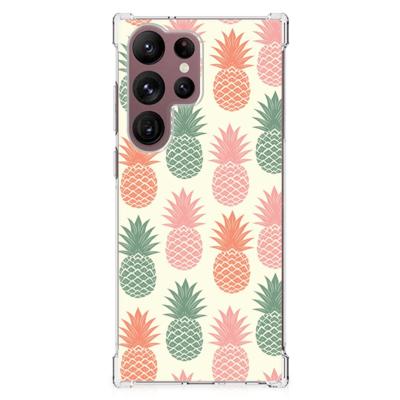 Samsung Galaxy S23 Ultra Beschermhoes Ananas Samsung Galaxy S23 Ultra Beschermhoes Ananas