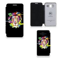 Samsung Galaxy Grand Prime Leuk Hoesje Lion Color - thumbnail