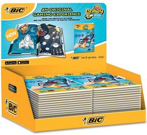 Bic Kids kleurboek Drawy Book, display met 20 stuks