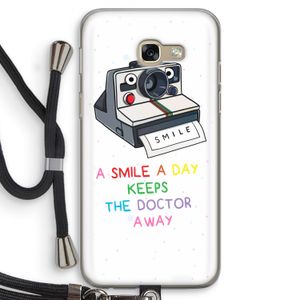Smile: Samsung Galaxy A5 (2017) Transparant Hoesje met koord
