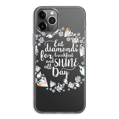 Diamonds: iPhone 11 Pro Transparant Hoesje