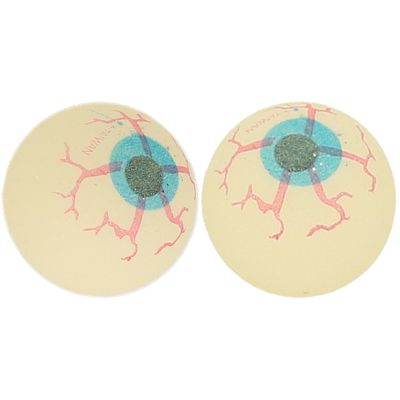 2x Glow in the dark oogballen