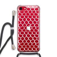 Dakpannetjes: iPhone SE 2020 Transparant Hoesje met koord