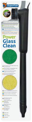 Superfish Power Glass Clean - Batterijgestuurde Algenreiniger voor Heldere Aquariumramen