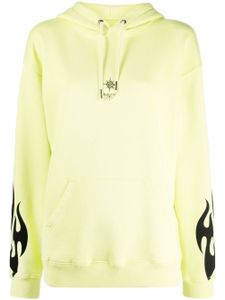 Givenchy hoodie imprimé à lien de resserrage - Jaune