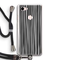 Stripes: Pixel 3 Transparant Hoesje met koord