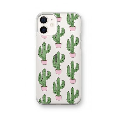 Cactus Lover: iPhone 12 Transparant Hoesje