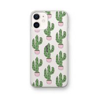 Cactus Lover: iPhone 12 Transparant Hoesje