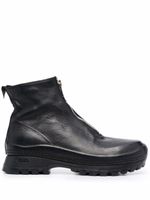 Guidi bottines à fermeture zippée - Noir