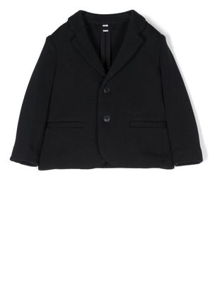 Emporio Armani Kids blazer à simple boutonnage - Bleu