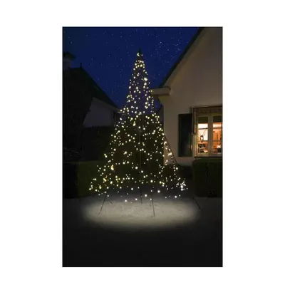 Vlaggenmast verl l300cm 480led ww
