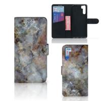 OPPO A91 | Reno3 | Bookcase | Marmer Grijs