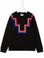 Marcelo Burlon County Of Milan Kids sweat à imprimé abstrait - Noir