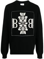 Barrie pull en maille 3D - Noir