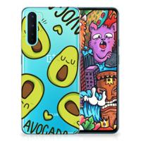 OnePlus Nord Telefoonhoesje met Naam Avocado Singing