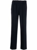 Alberto Biani pantalon ample à coupe évasée - Bleu