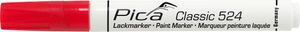 Pica 524/40 Lakmarker 2-4mm ronde tip rood,10st.