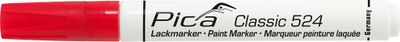 Pica 524/40 Lakmarker 2-4mm ronde tip rood,10st.