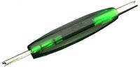 Alligator binnenventielsleutel voor SV/AV staal groen - thumbnail